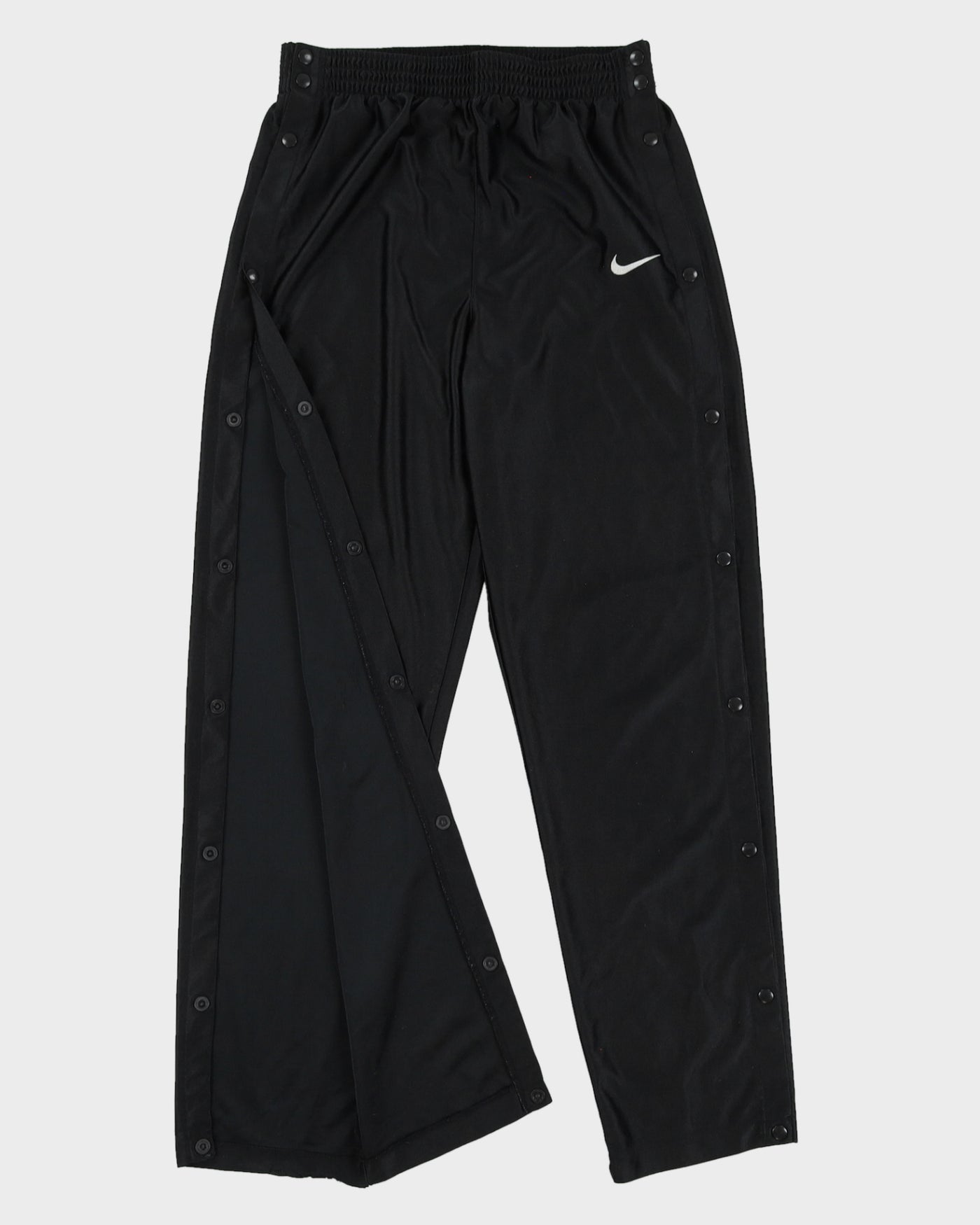 Vintage 90s Nike Black Buttoned Up Track Bottoms - W30 L32