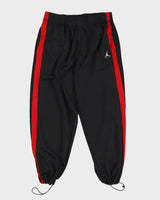 00s Jordan Black Track Bottoms - W36 L31