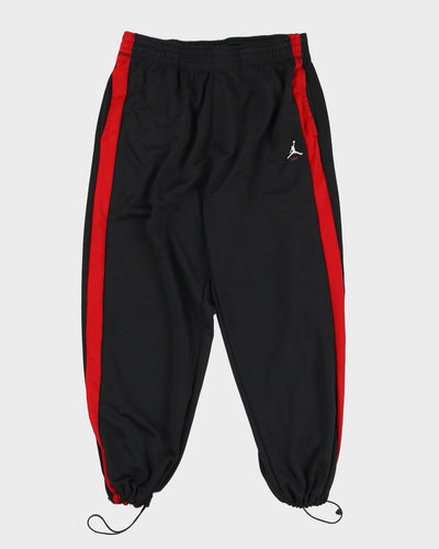 00s Jordan Black Track Bottoms - W36 L31