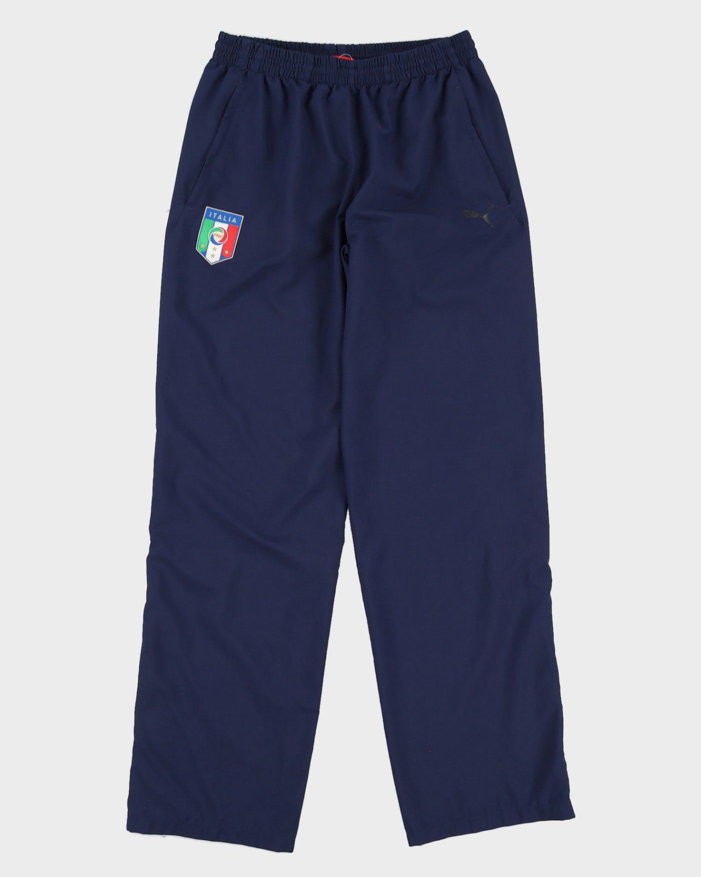 Puma Italy Football Team Blue Track Bottoms W32 L34