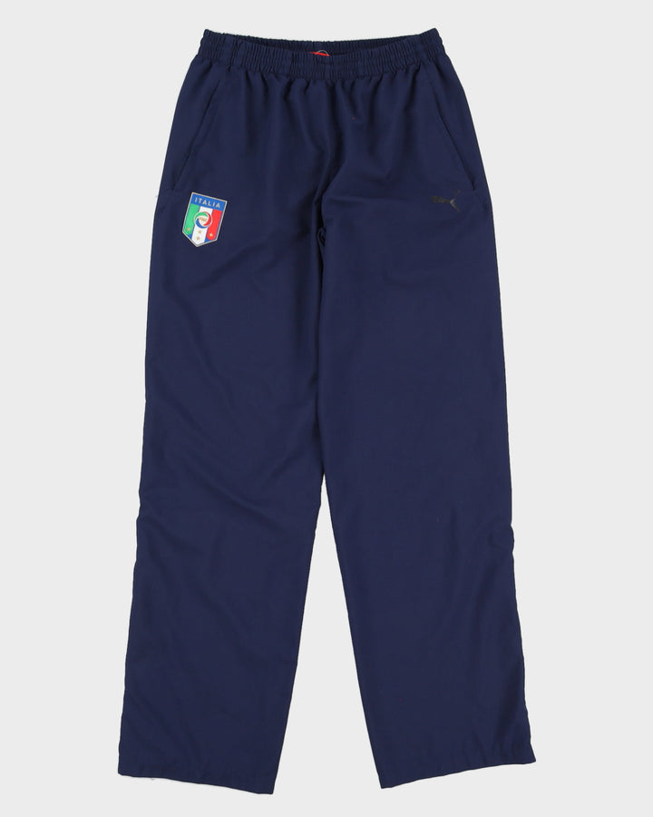 Puma Italy Football Team Blue Track Bottoms W32 L34