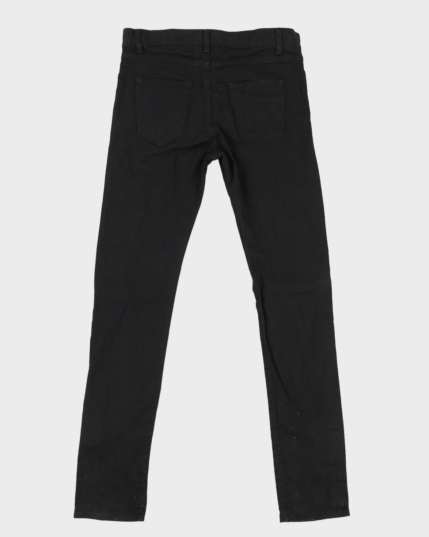 Saint Laurent Black Frayed Jeans - W32 L34
