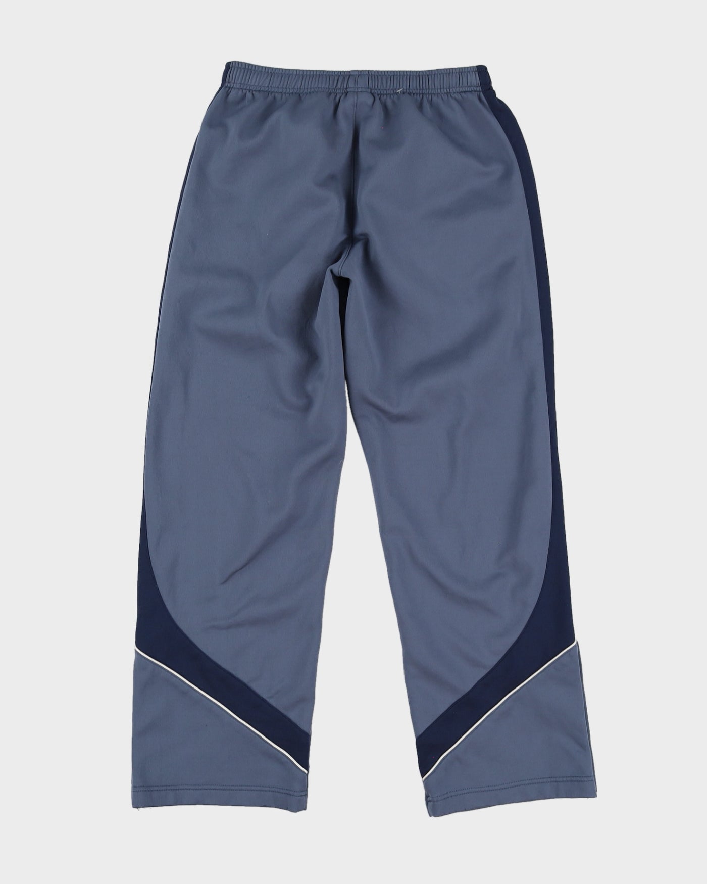00s Y2K Nike Blue Track Bottoms With Embroidered Logo - W30 L31
