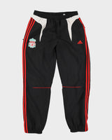 2007 Adidas Liverpool FC Black Track Bottoms - W32 L32