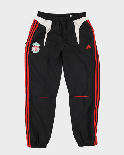 2007 Adidas Liverpool FC Black Track Bottoms - W32 L32