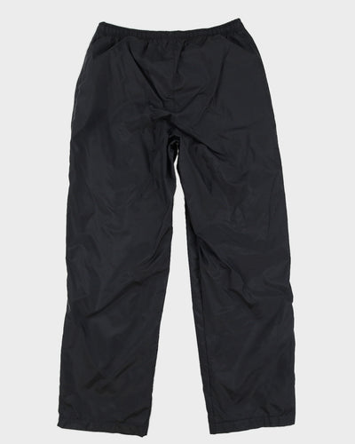 00s Y2K Nike Black Track Bottoms - W34 L32