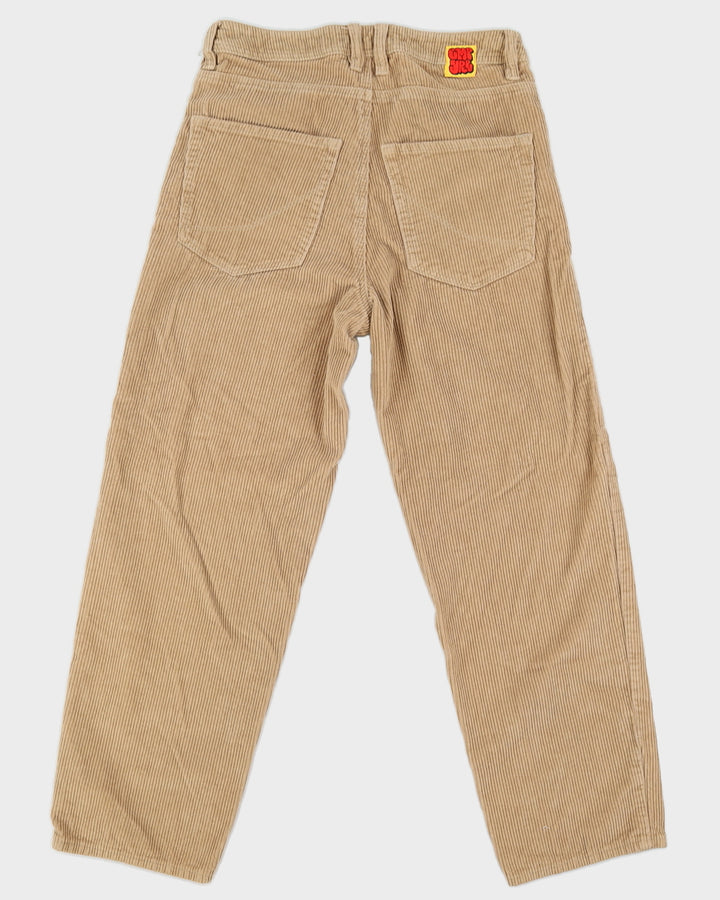 Empyre Beige Loose Fit Cord Trousers - W30 L28