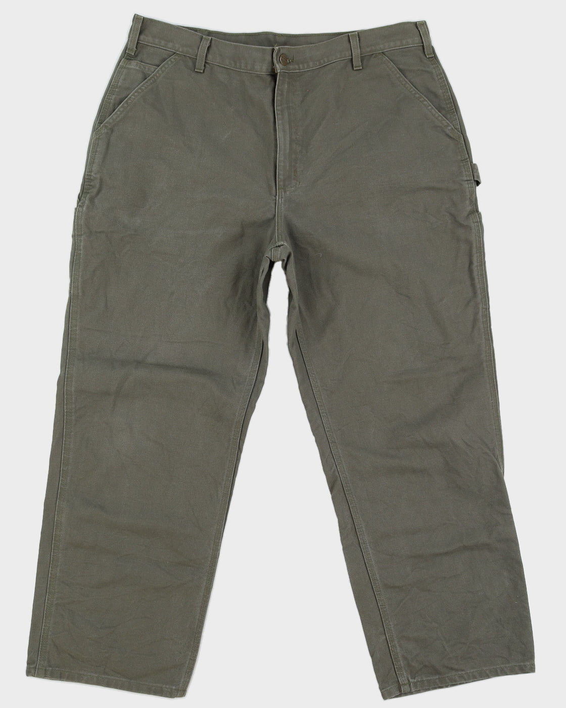 Carhartt Men's Green Dungaree Fit Trousers - W40 L30