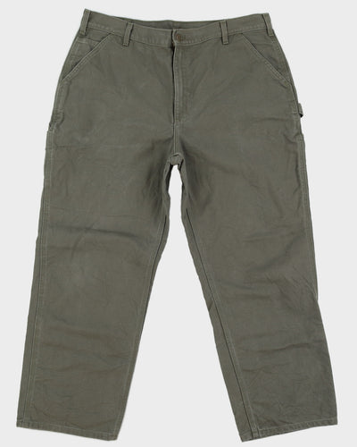 Carhartt Men's Green Dungaree Fit Trousers - W40 L30