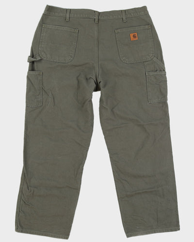 Carhartt Men's Green Dungaree Fit Trousers - W40 L30