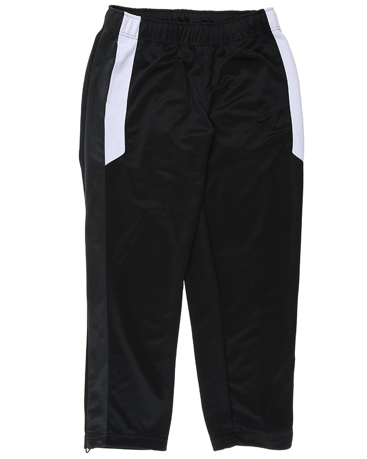 Black Nike Air Jogging Bottoms with White Details - L