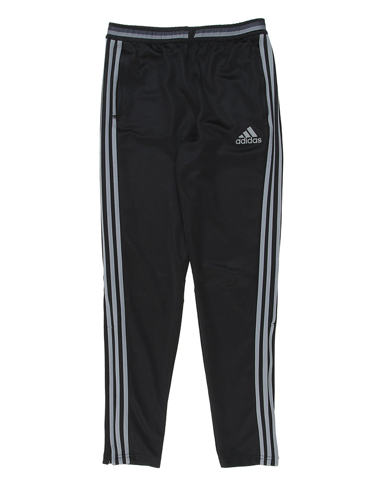 Adidas Black & Grey Track Pants - W26 -W30
