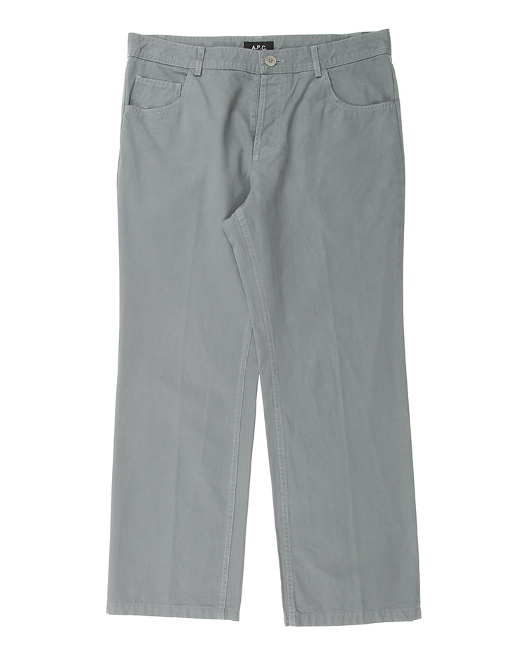 Vintage A. P. C. cotton straight leg trousers - W32 L27