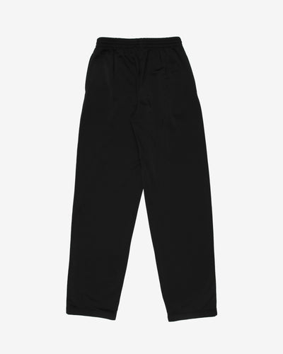 kappa  black track trousers - w27