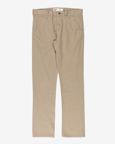 Levi's 511 Slim Beige Trousers - W32 L29