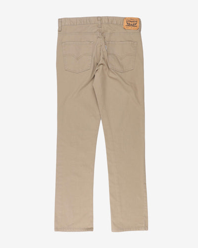 Levi's 511 Slim Beige Trousers - W32 L29