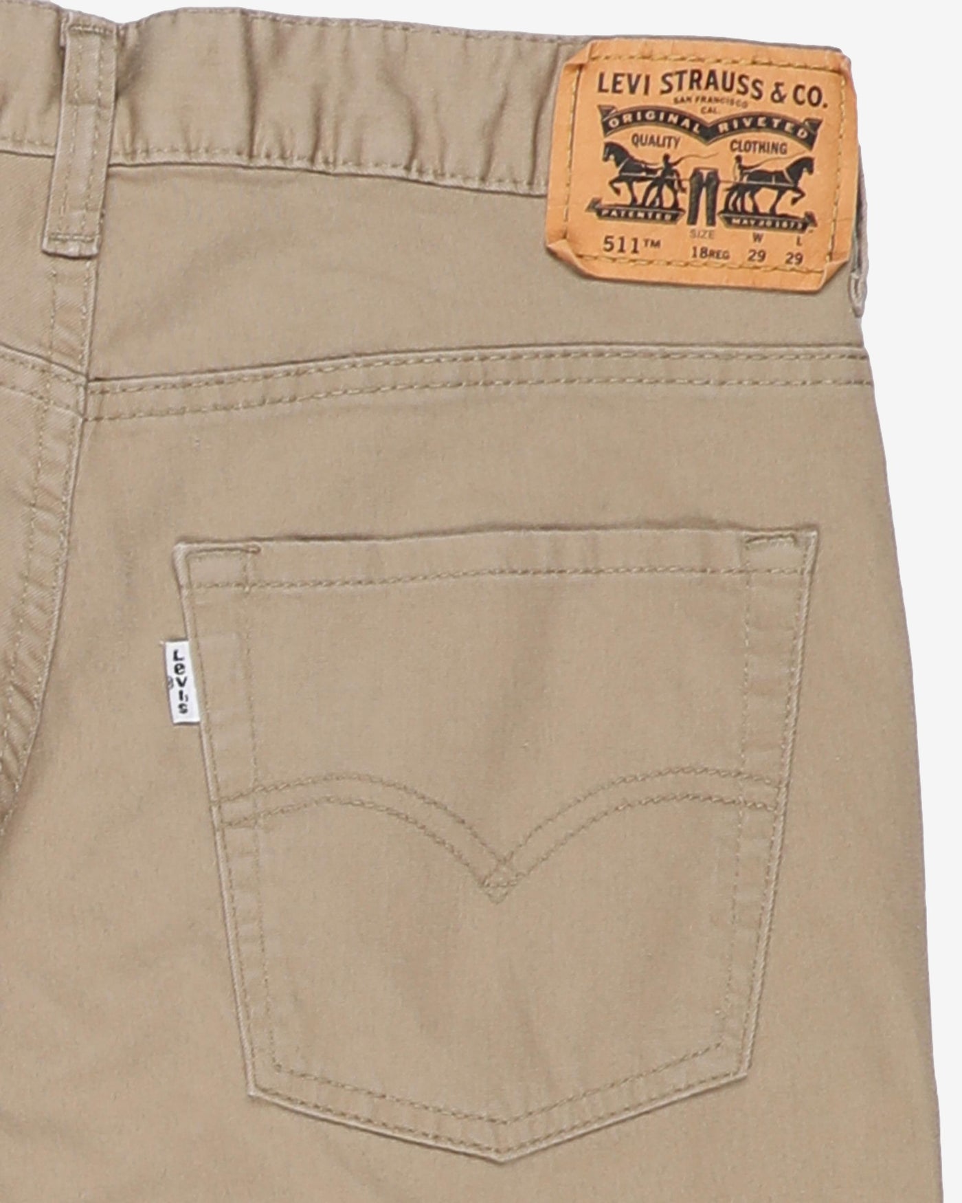 Levi's 511 Slim Beige Trousers - W32 L29