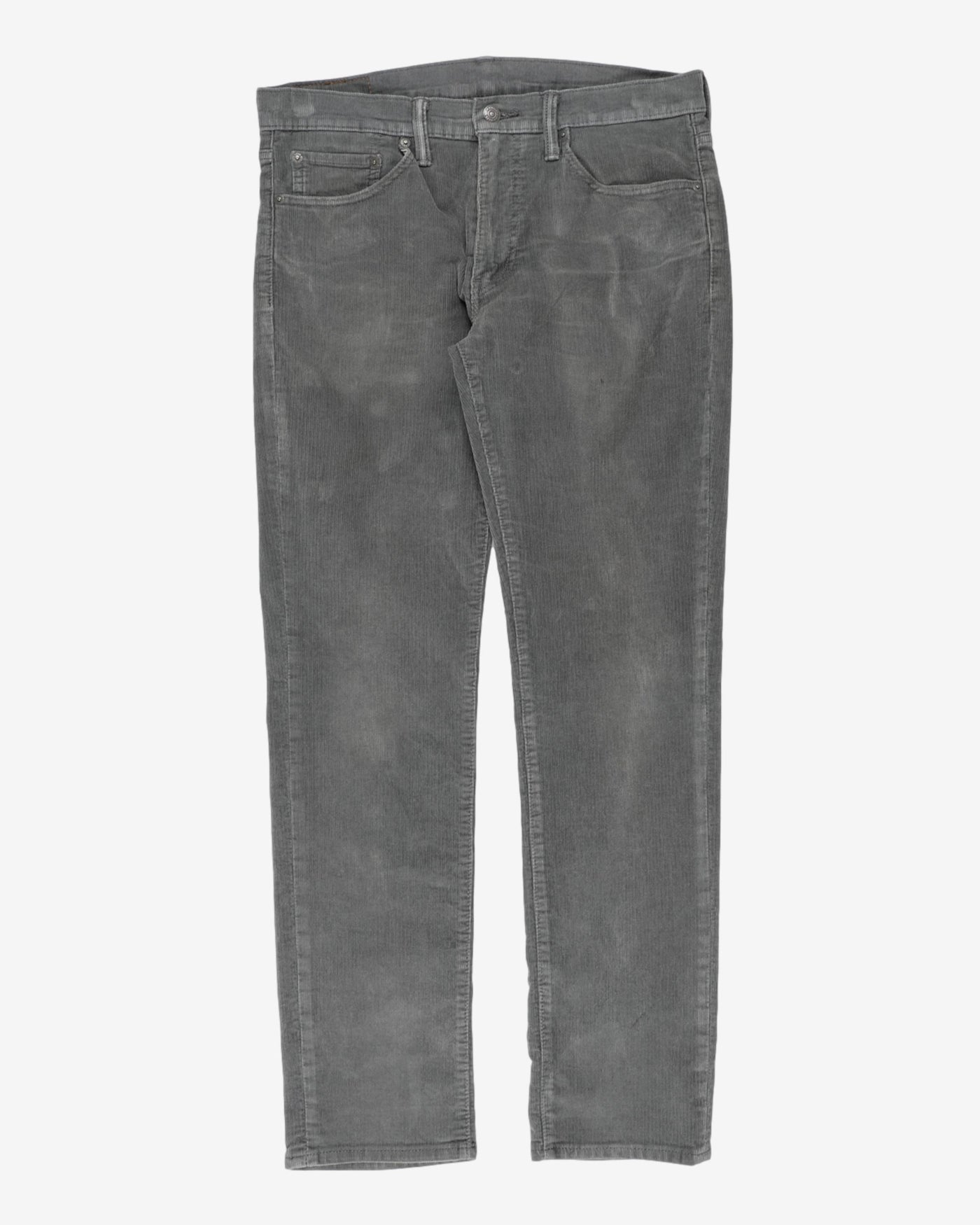 Levi's 511 Grey Corduroy Trousers - W36 L30