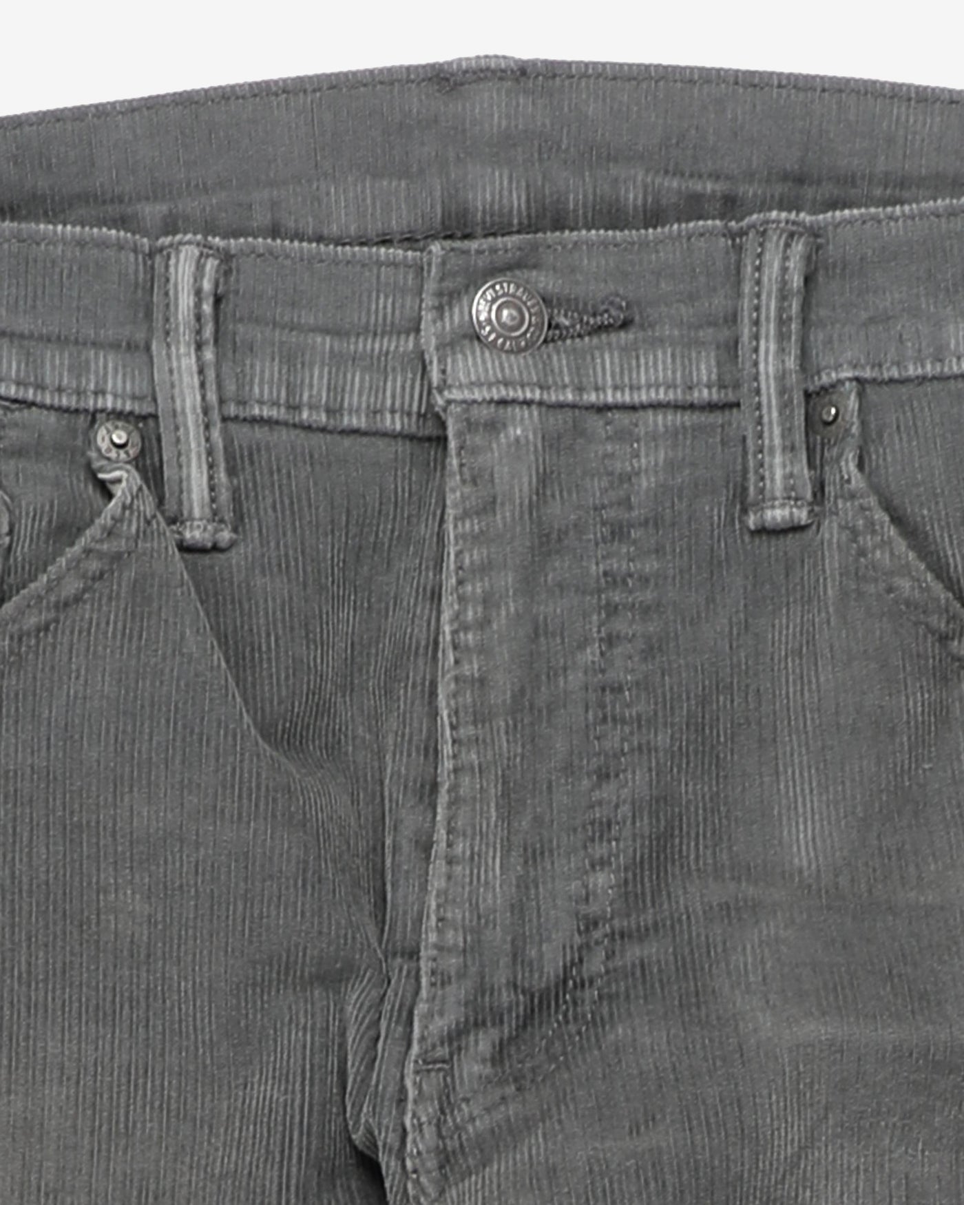 Levi's 511 Grey Corduroy Trousers - W36 L30