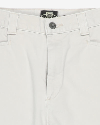 Lee Casuals Beige Chino Trousers - W28 L25