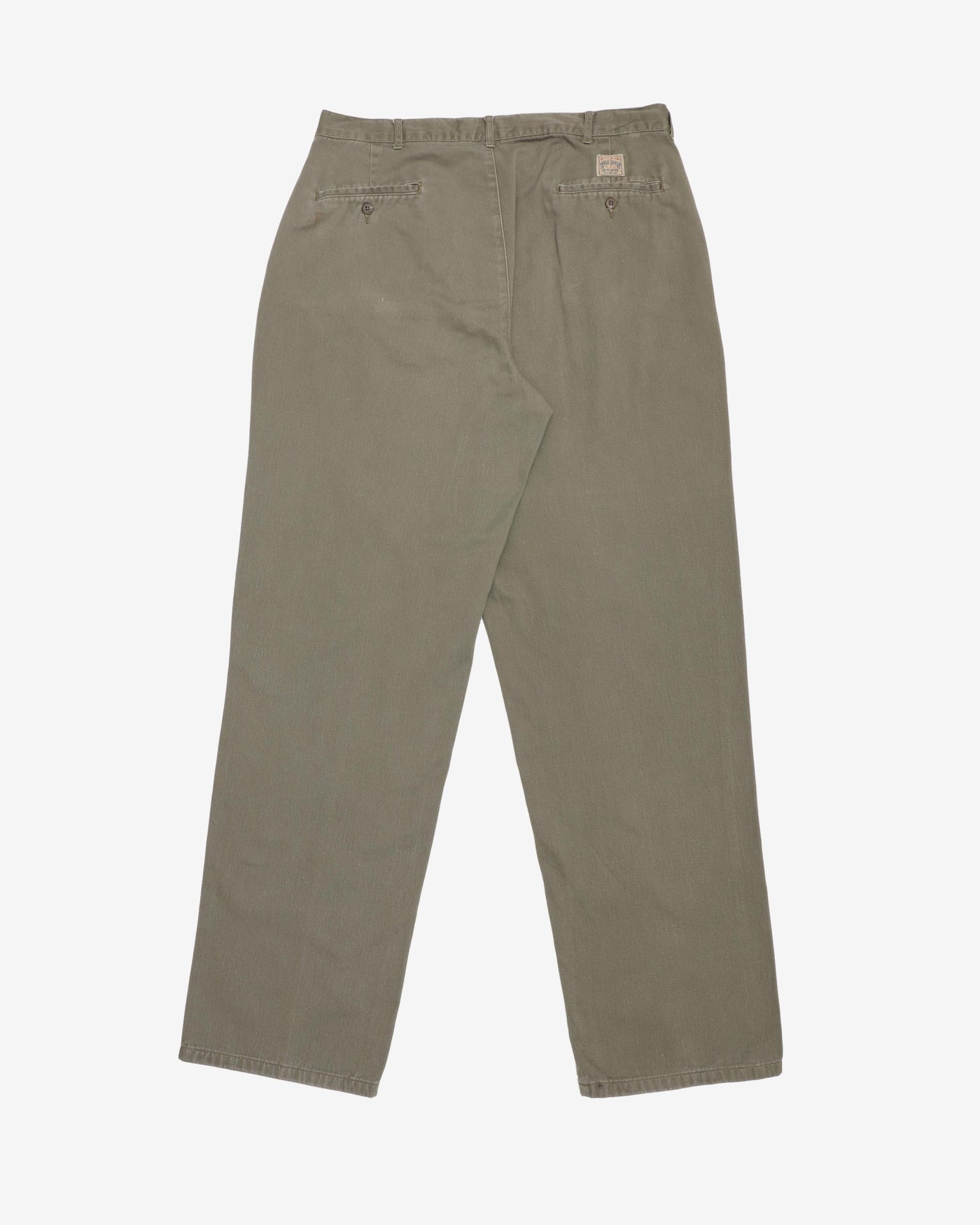 Vintage 90s Polo by Ralph Lauren Green Smart Casual Trousers - W34 L32
