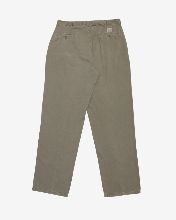 Vintage 90s Polo by Ralph Lauren Green Smart Casual Trousers - W34 L32