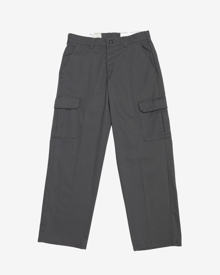 Vintage Red Kap Dark Grey Straight Leg Cargo Trousers - W33 L30