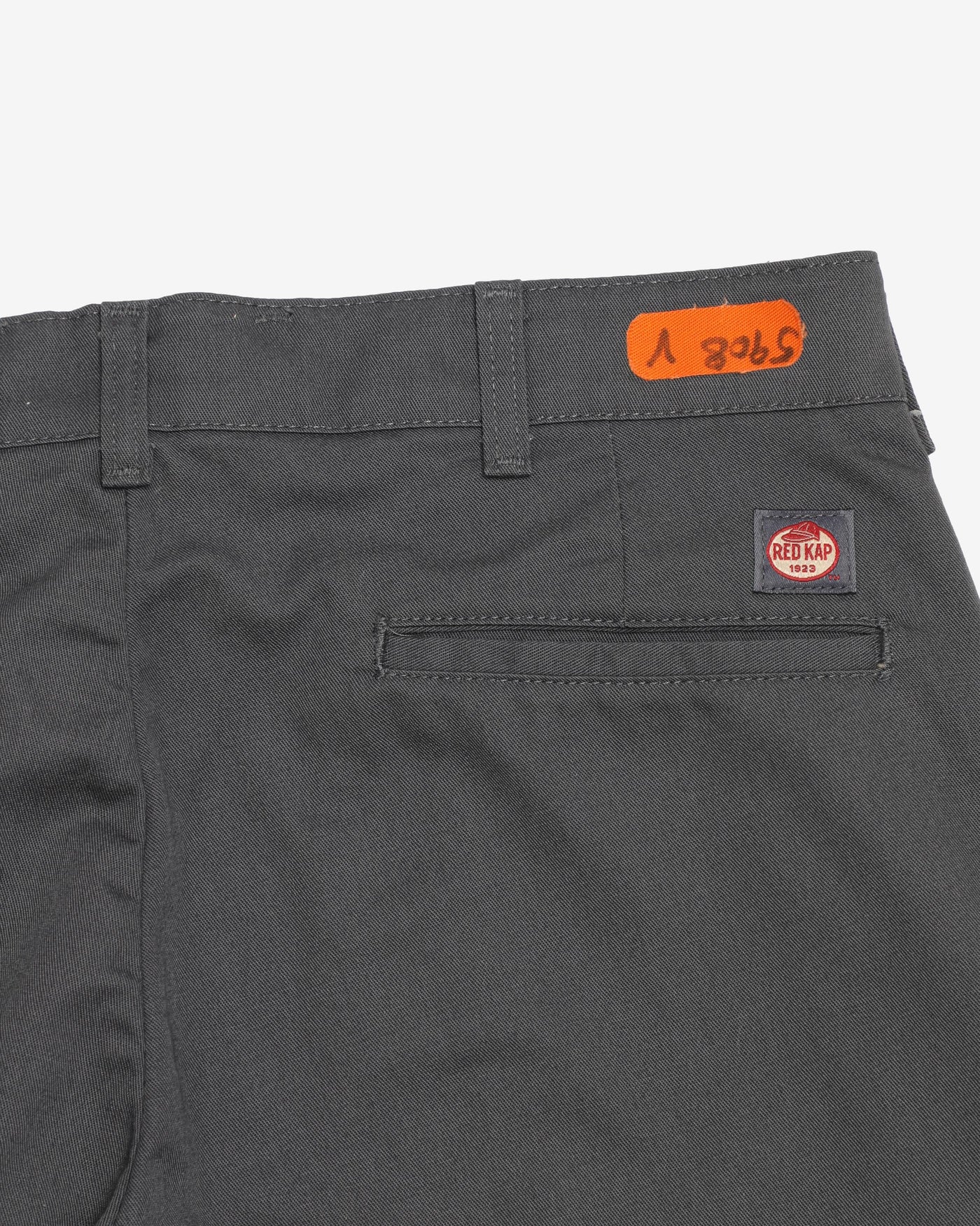 Vintage Red Kap Dark Grey Straight Leg Cargo Trousers - W33 L30