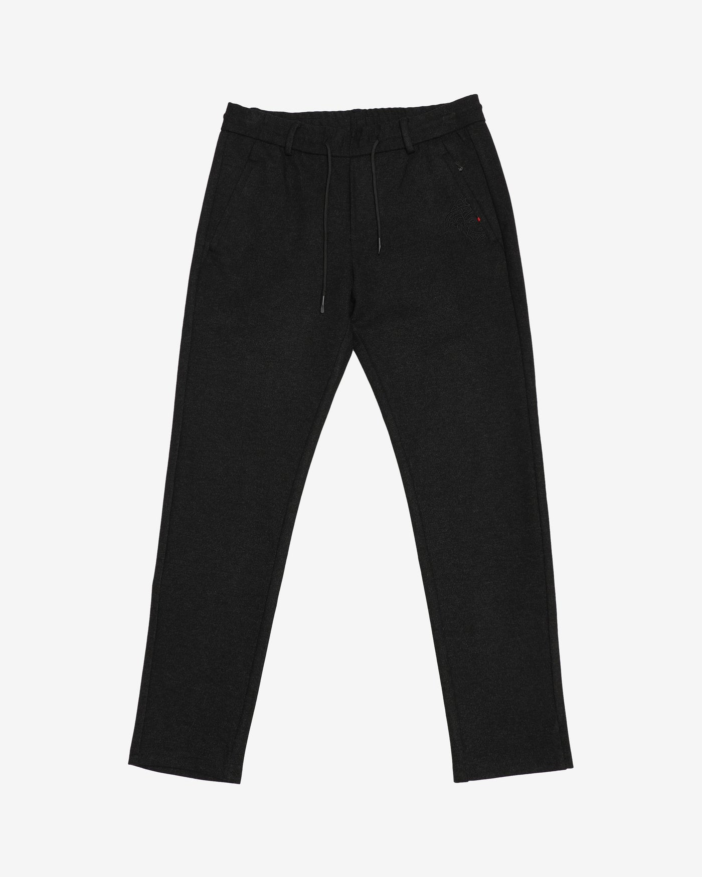 Black / Charcoal Versace Tracksuit Bottoms / Trousers - W33 L30