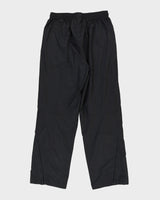 00s Nike Total 90 Black Embroidered Logos Track Bottoms - XL