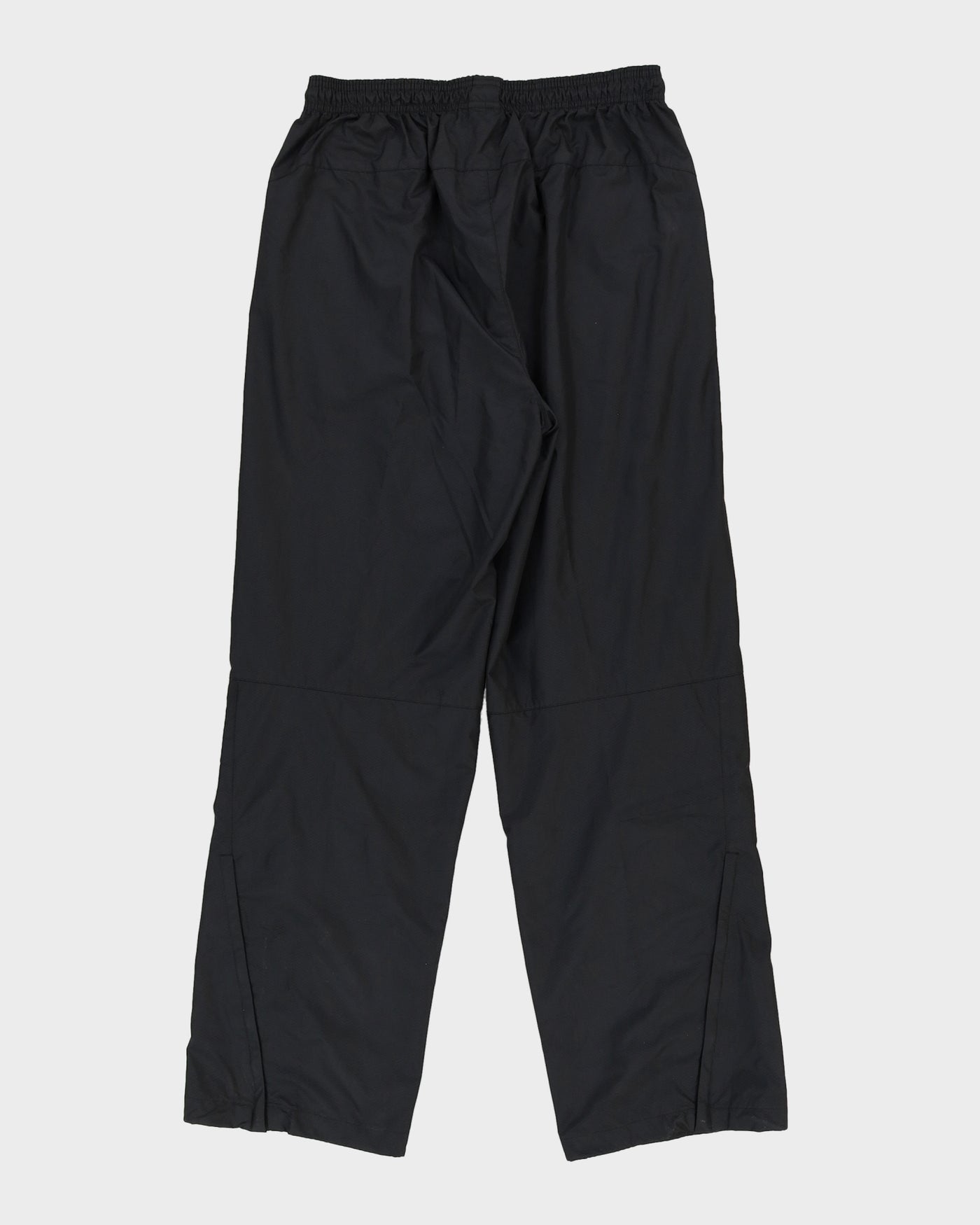 00s Nike Total 90 Black Embroidered Logos Track Bottoms - XL