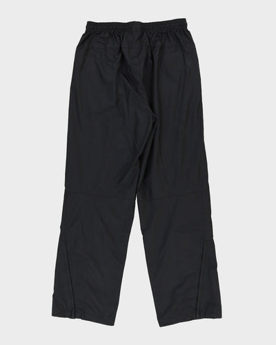00s Nike Total 90 Black Embroidered Logos Track Bottoms - XL