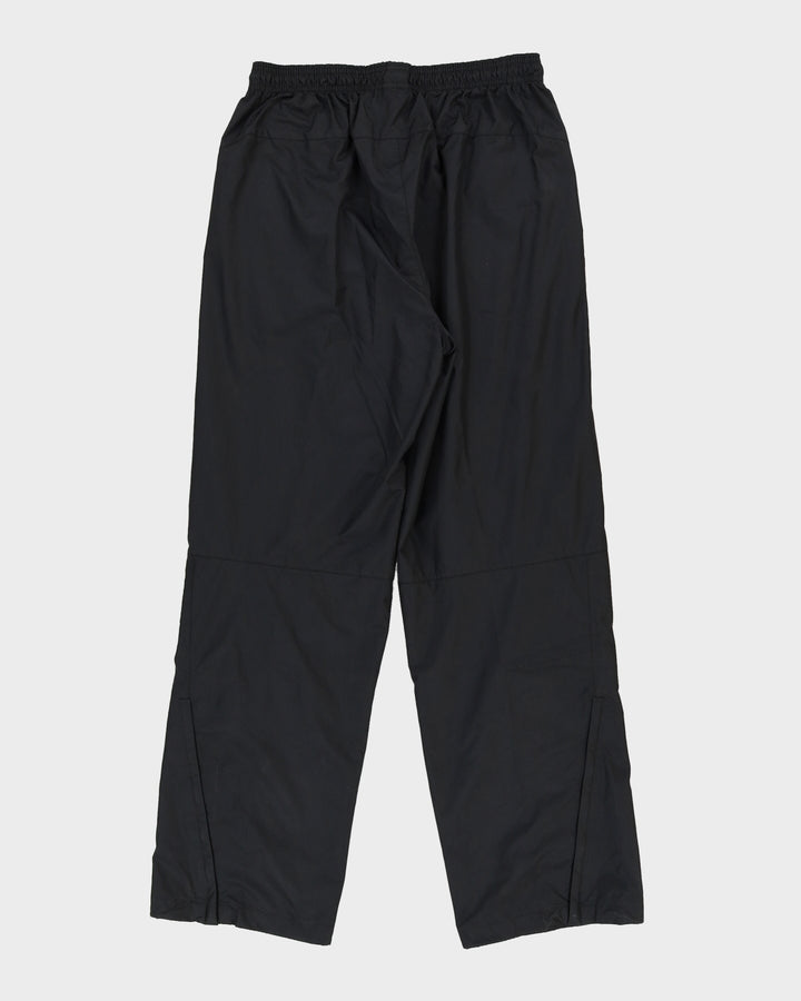 00s Nike Total 90 Black Embroidered Logos Track Bottoms - XL