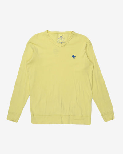 Vintage Adidas V-Neck Top - S