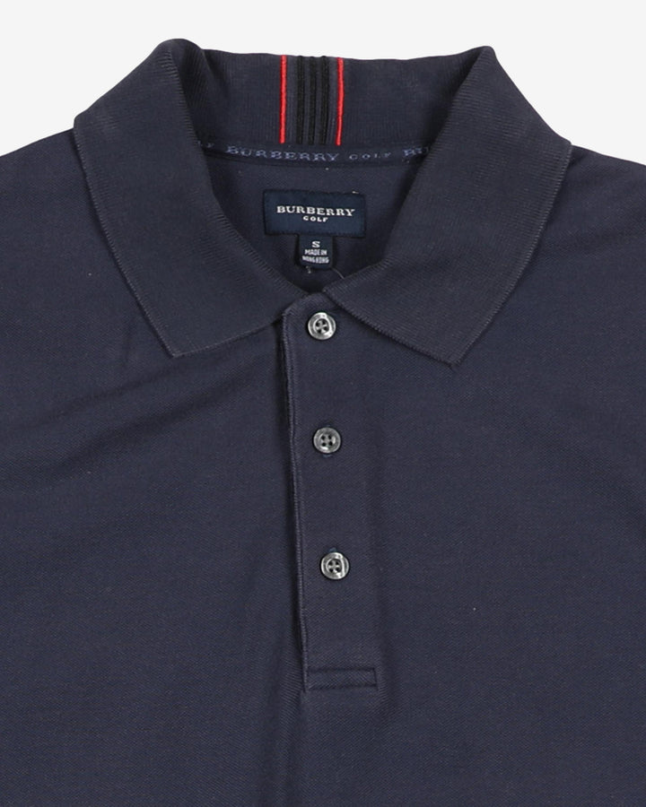burberry golf blue polo t-shirt - s/m