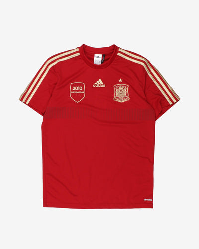 Spain 2010 World Cup Champions Adidas Home Kit - S