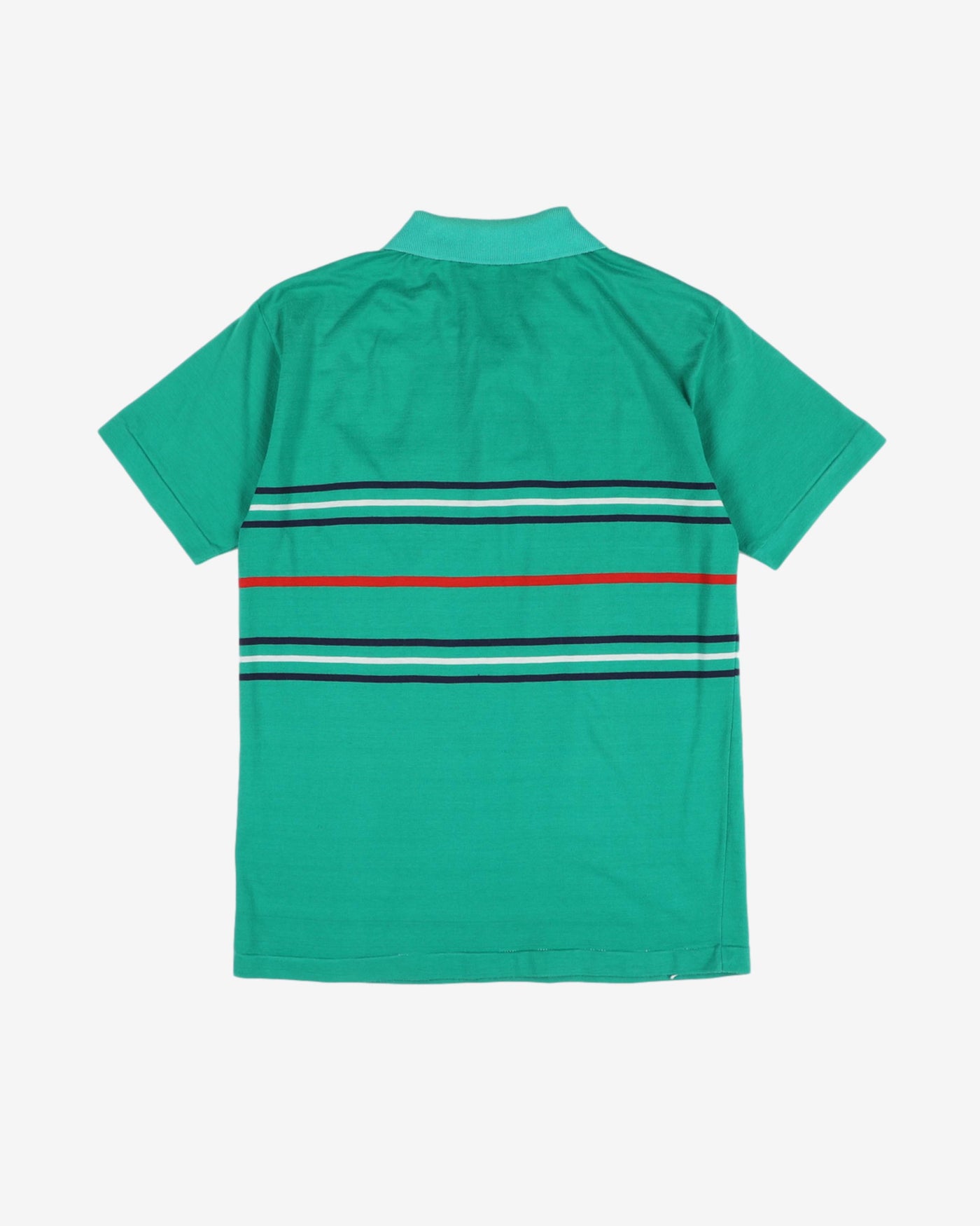 fila green striped polo shirt - s