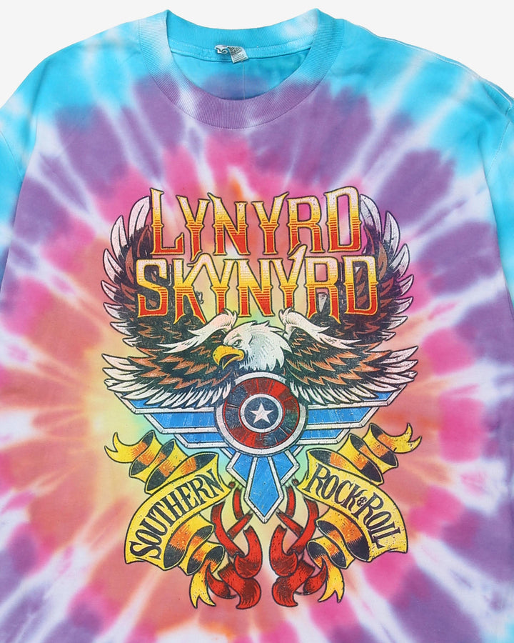 Lynyrd Skynyrd Southern Rock'n'Roll Tie-Dye T-Shirt - L