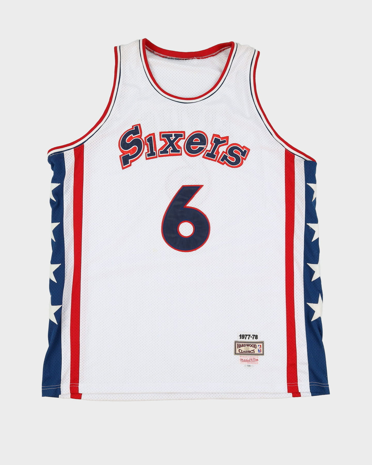 Mitchell &amp; Ness Hardwood Classics 1977-78 Philadelphia 76ers Julius Erving NBA Jersey - XXL