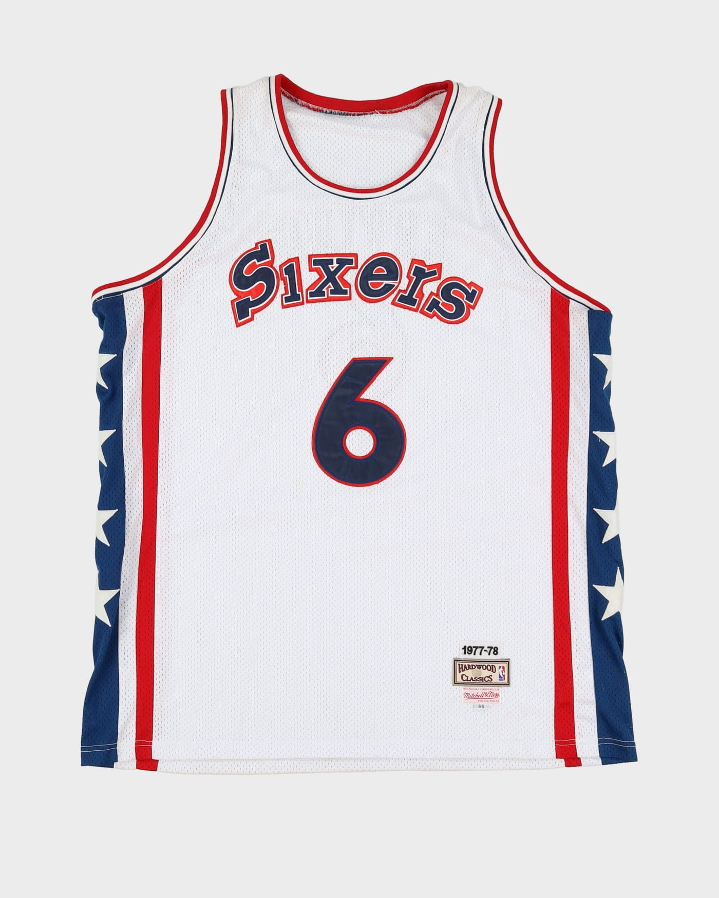 Mitchell & Ness Hardwood Classics 1977-78 Philadelphia 76ers Julius Erving NBA Jersey - XXL