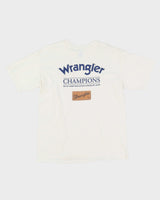 Early 00s Wrangler Jeans Promo White T-Shirt - L