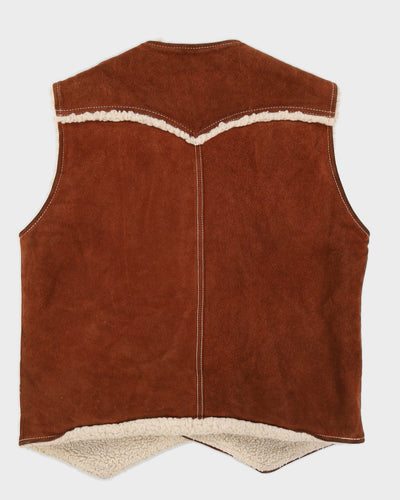 Vintage 60s Levi's Suede Vest - L