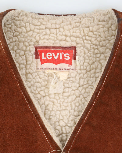 Vintage 60s Levi's Suede Vest - L