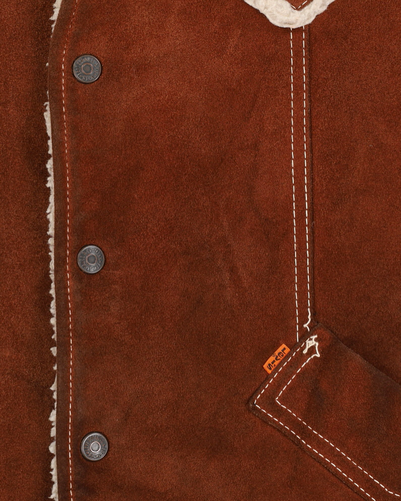 Vintage 60s Levi's Suede Vest - L