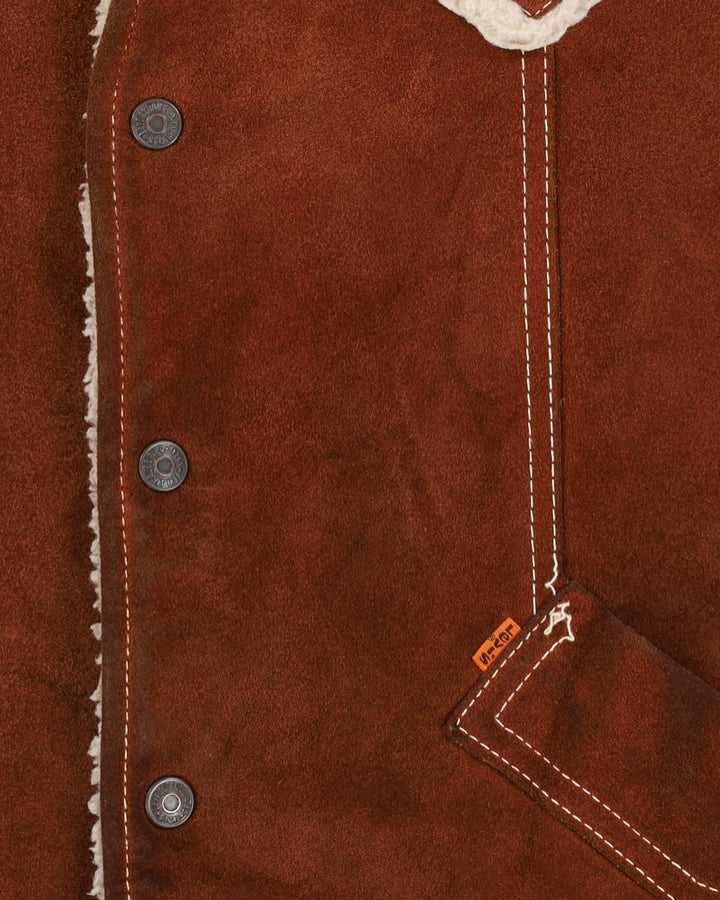 Vintage 60s Levi's Suede Vest - L