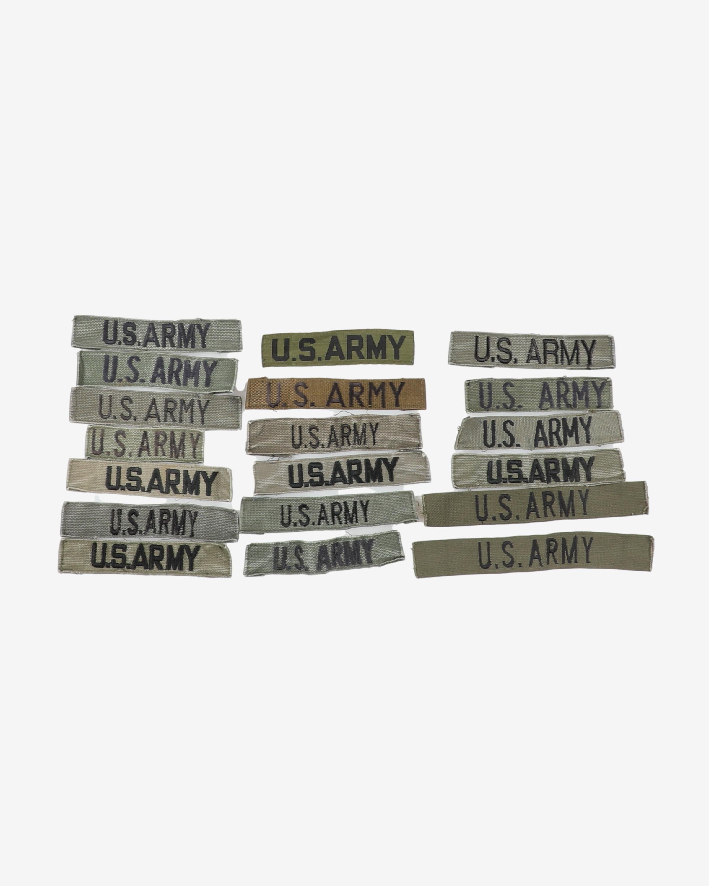 1x Genuine Uniform Removed OD Green US Army Branch Tape Patch