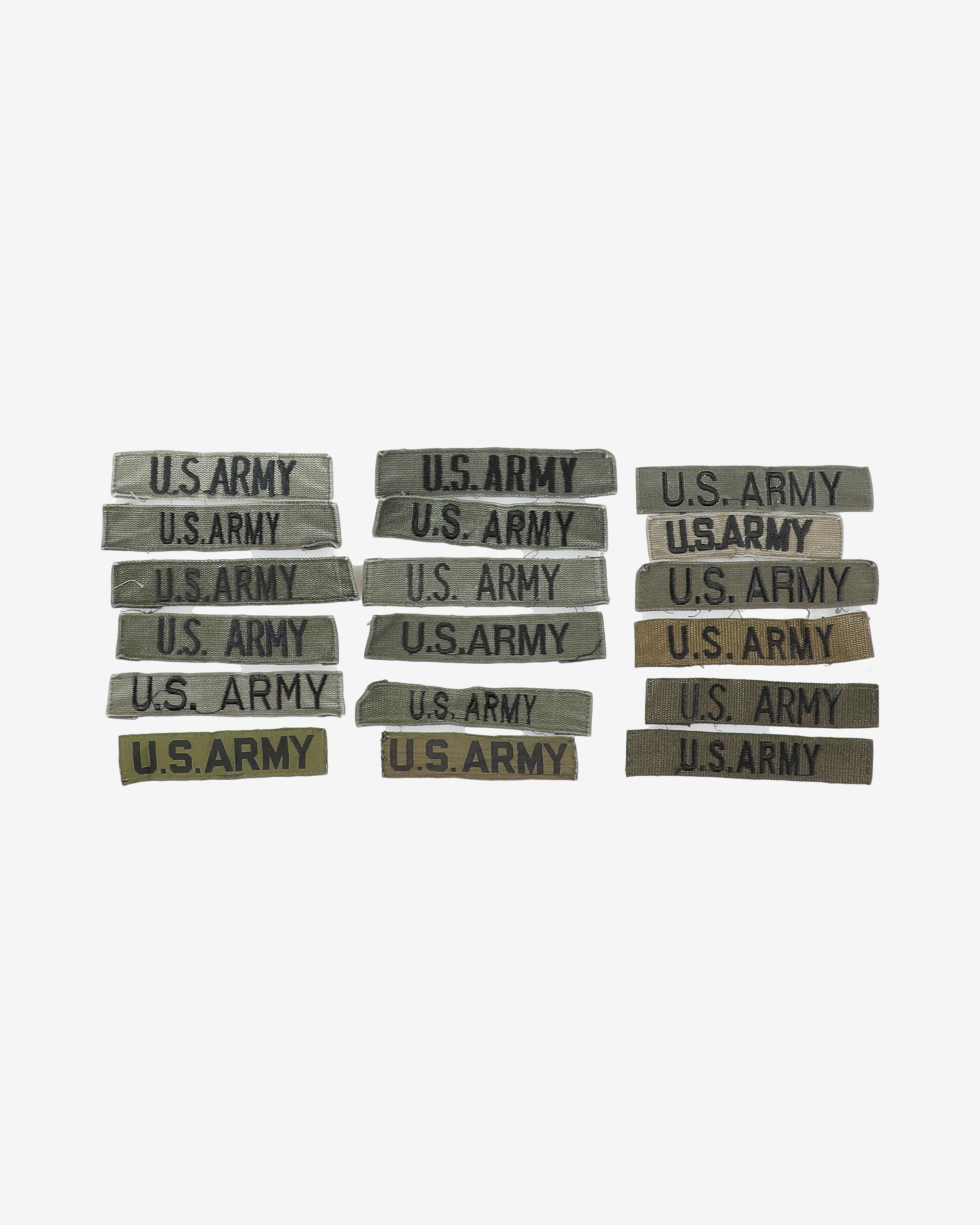 1x Genuine Uniform Removed OD Green US Army Branch Tape Patch