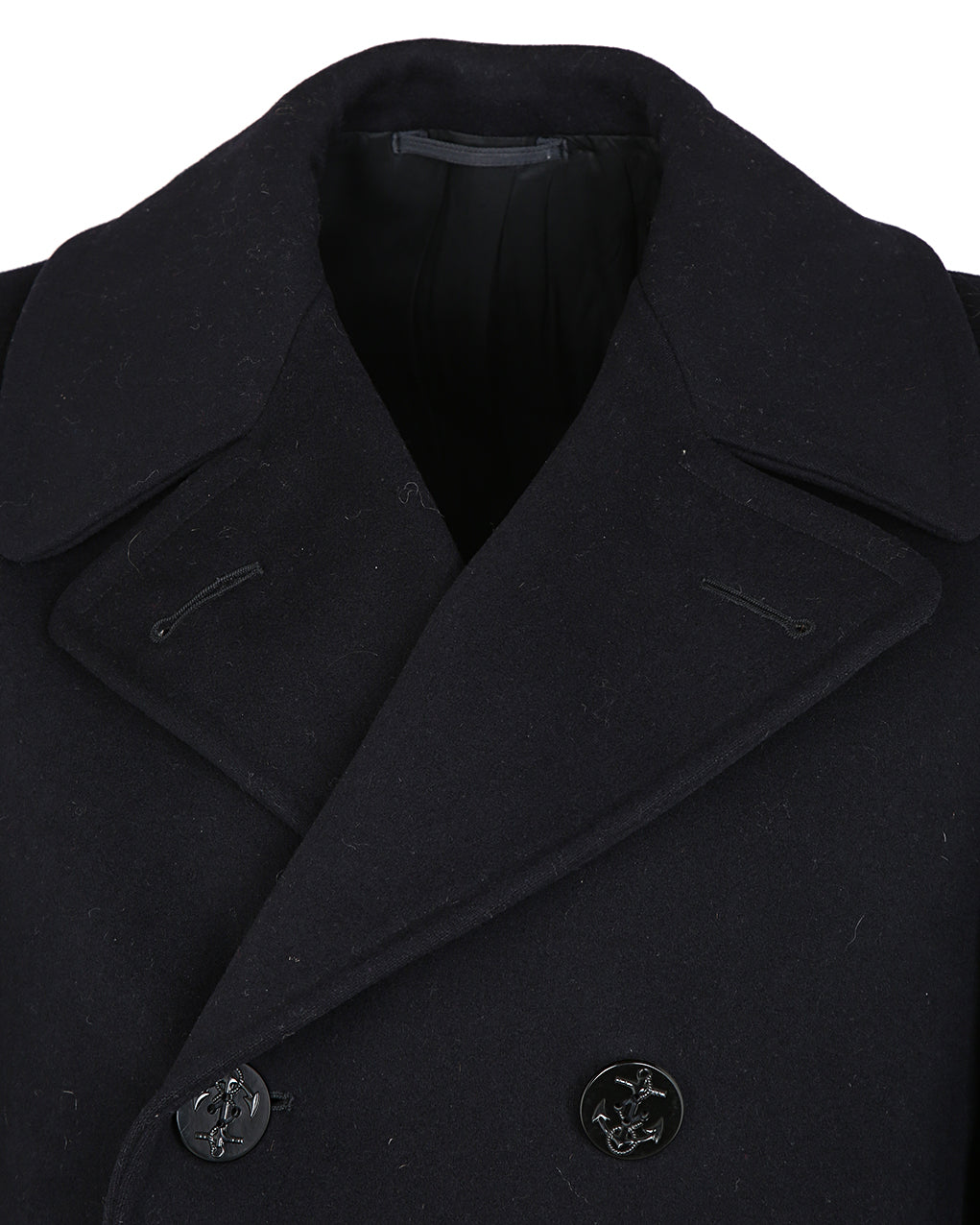 Vintage 40s US Navy Wool Pea Coat - S