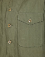 Stunning NOS 1940's Vintage WW2 USMC Marines HBT Herringbone Twill Shooting Jacket - Large