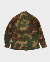 1993 Vintage US Army Issue M81 Woodland Aramid Aircrew Coat - Small